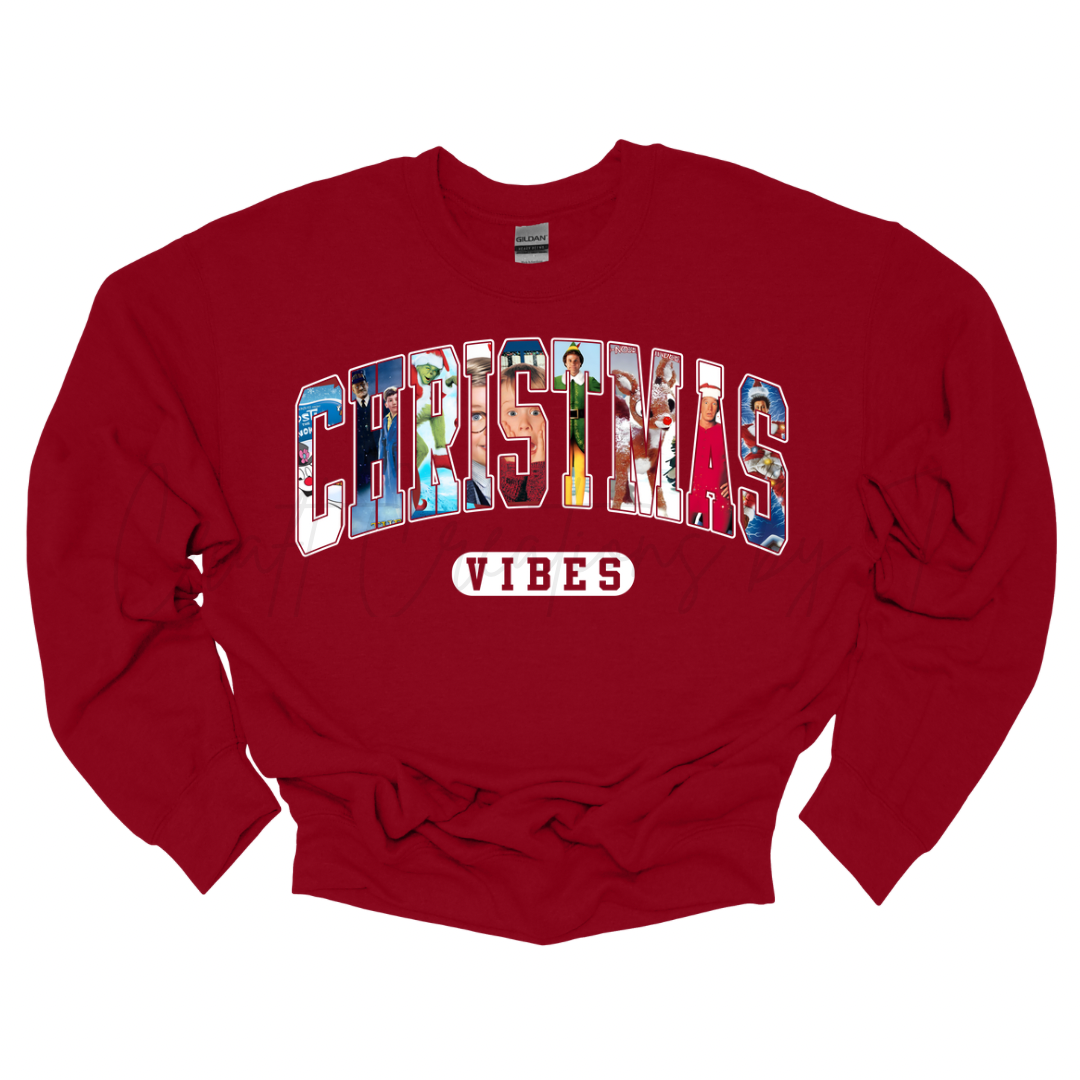 Christmas Vibes Crewneck Sweatshirt