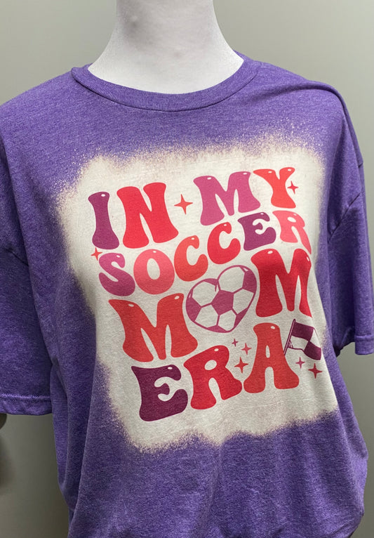 In My Soccer Mom Era Bleach Sublimation Tee