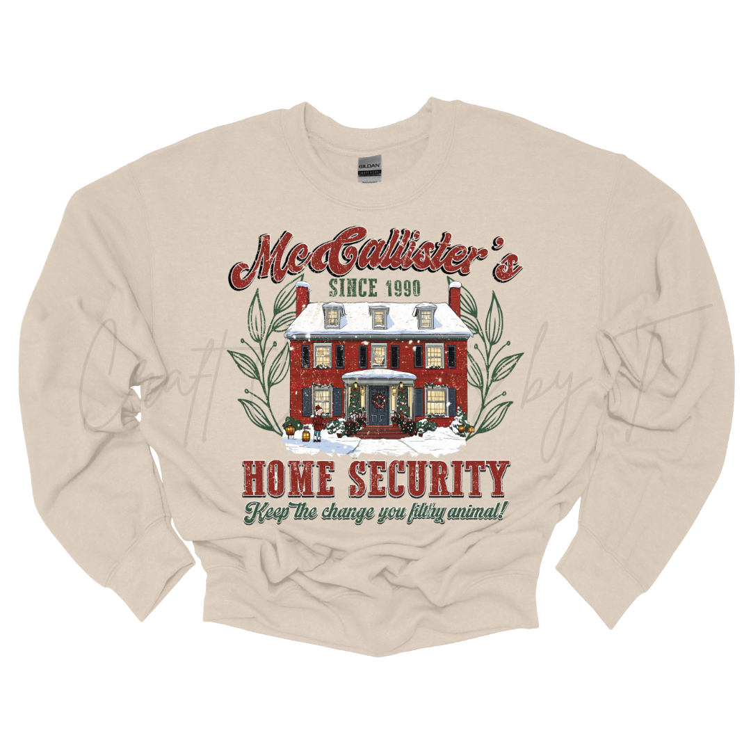 Home Security Crewneck Sweatshirt