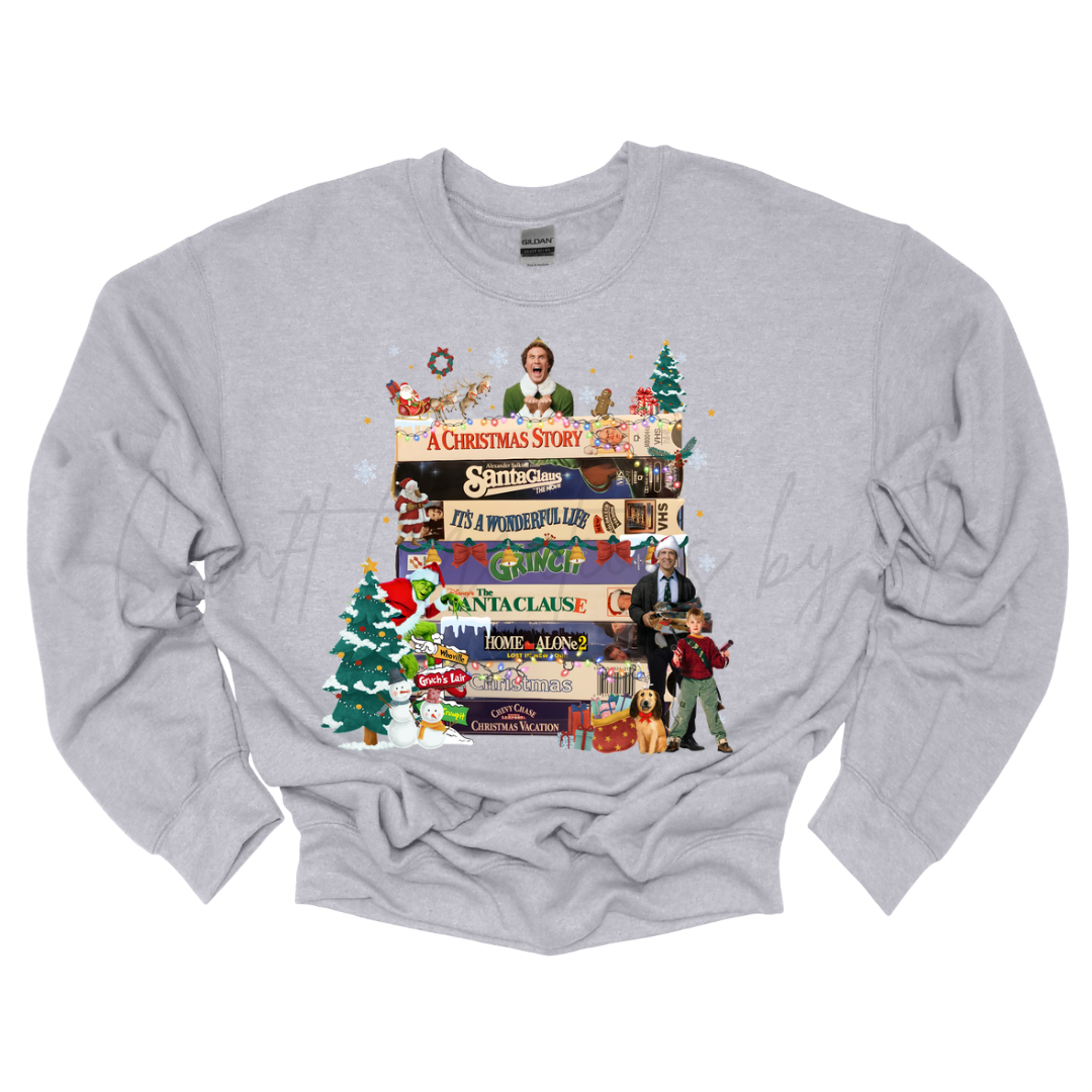 Christmas Movies Crewneck Sweatshirt