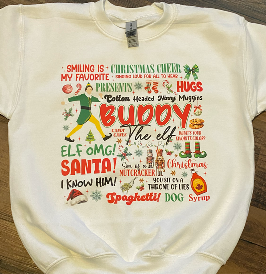 Elf Christmas Crewneck Sweatshirt