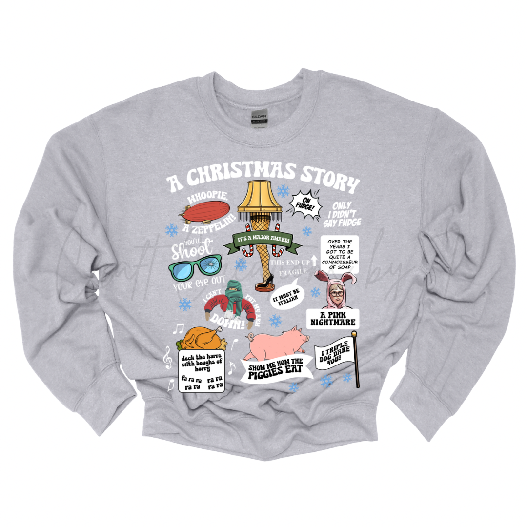 Christmas Story Crewneck Sweatshirt