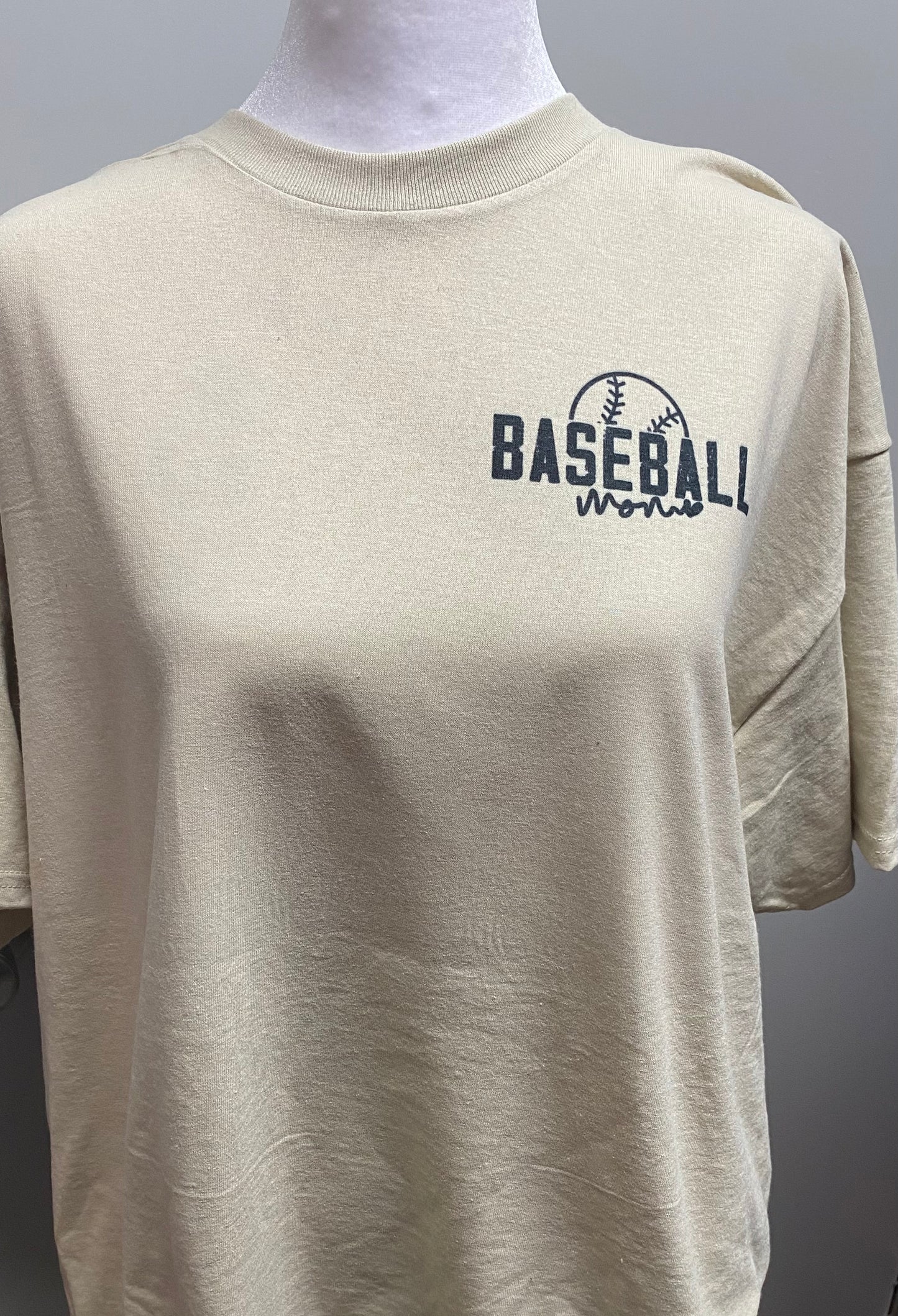 Baseball Mom Front and Back Tee