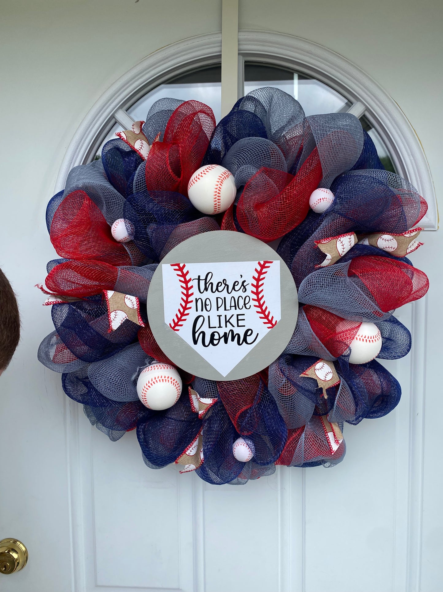 No Place Like Home Deco Mesh Wreath