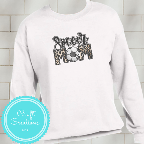 Soccer Mom Crewneck Sweatshirt or Hoodie