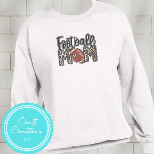 Football Mom Crewneck Sweatshirt or Hoodie