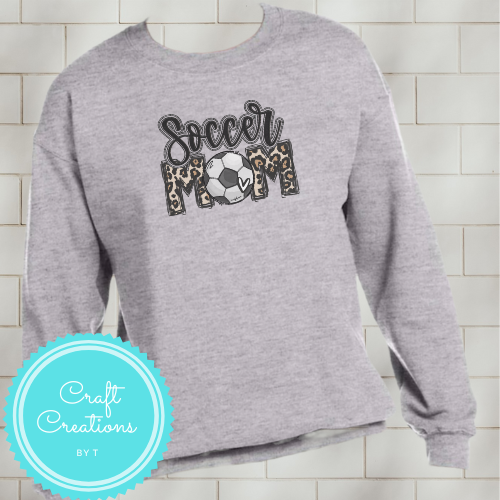 Soccer Mom Crewneck Sweatshirt or Hoodie