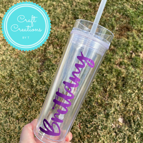 Personalized 16oz Skinny Tumbler