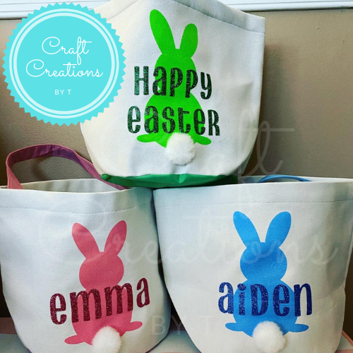 Personalized Easter Basket/Canvas Bag