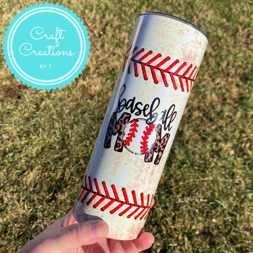 Baseball Mom 20oz Sublimation Tumbler