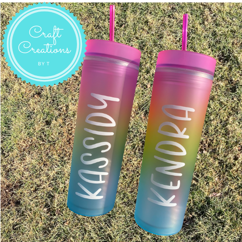 Personalized Rainbow 22oz Tumbler