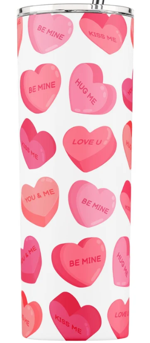 Conversation Hearts 20oz Sublimation Tumbler