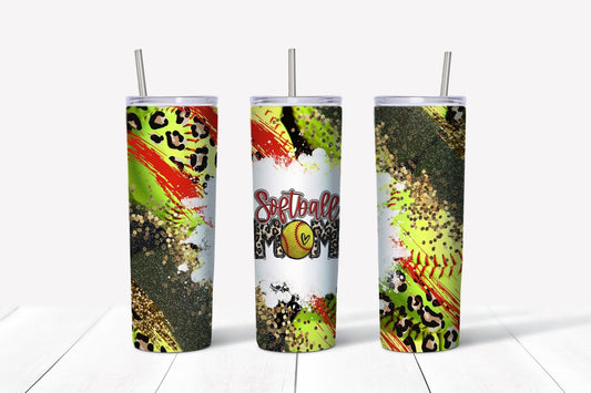 Softball Mom 20oz Sublimation Tumbler