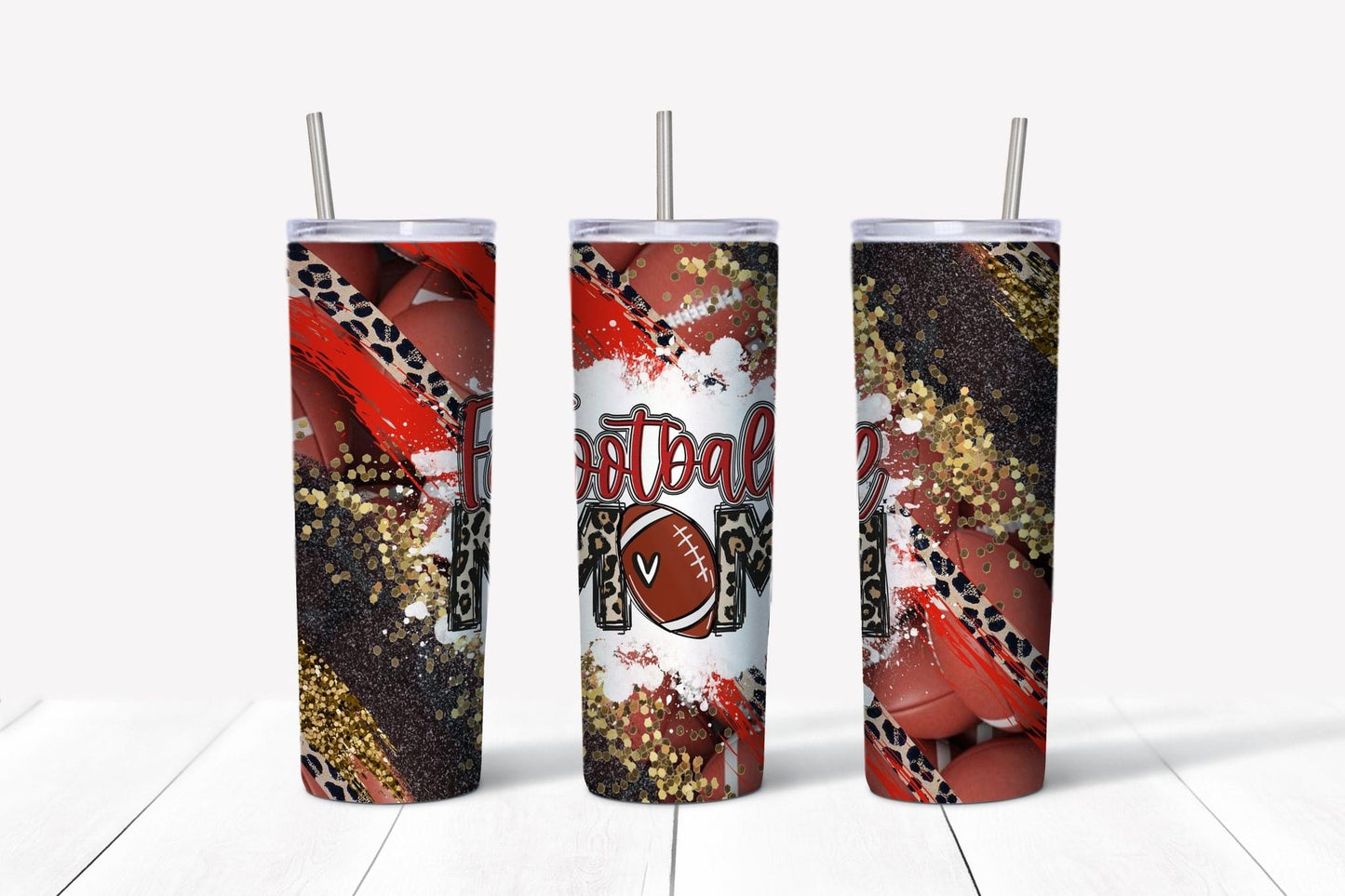 Football Mom 20oz Sublimation Tumbler