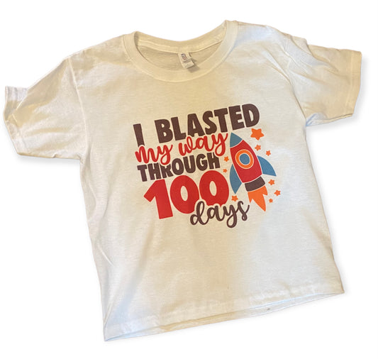 100 Days of School Youth Tee