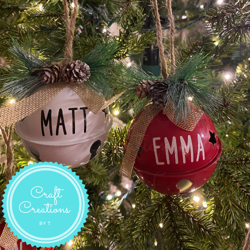 Personalized Christmas Bell Ornament