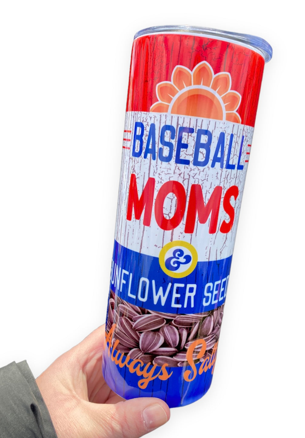 Baseball Mom Sunflower Seeds 20oz Sublimation Tumbler