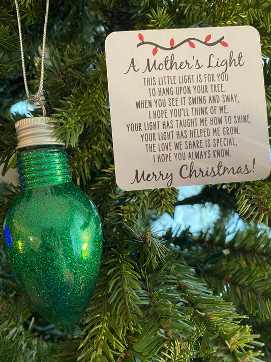 A Mother's Light - Christmas Ornament