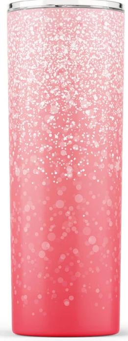 Pink Faux Glitter 20oz Sublimation Tumbler