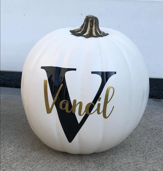 Personalized Foam Pumpkin